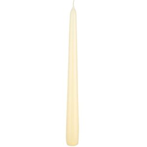 CANDELA CONICA H40 D.2,5 CM PZ.8  (15H) avorio (Cod. 9852-05)