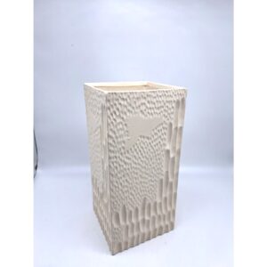 VASO ALTO QUADRO GRANDE 13,5X13,5X28,5 CM bianco (Cod. 38810-01)