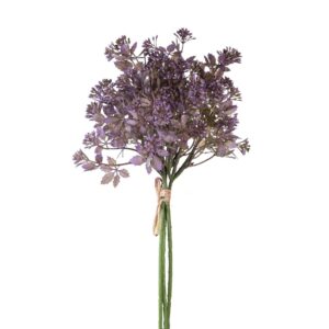 MAZZO DI FIORI E BACCHE X3 37 CM lilla (Cod. 40206-01)