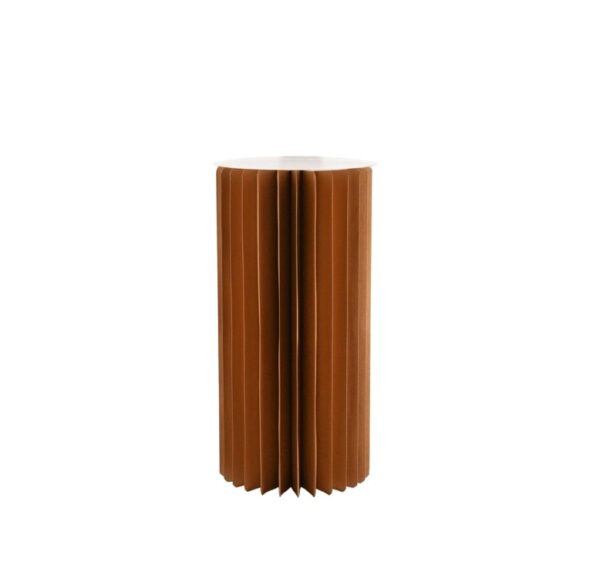 COLONNA CARTA 180GR CON BASE PLEXIGLASS 30X80 CM kraft (Cod. 39816-02)