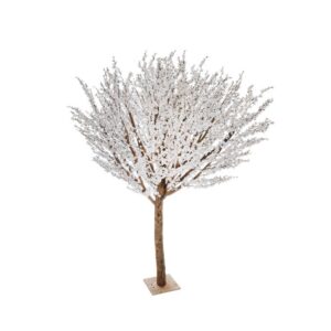 PIANTA GIGANTE CILIEGIO 1570 FIORI BASE LEGNO H240 CM bianco (Cod. 40193-01)