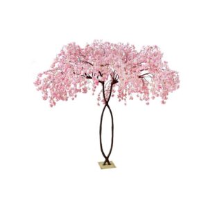 PIANTA GIGANTE PESCO 30 RAMI D290 H280 CM rosa (Cod. 40191-01)