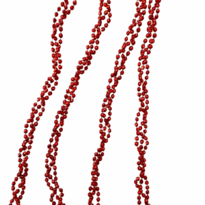 GHIRLANDA PERLE 270 CM rosso (Cod. 13867-02)
