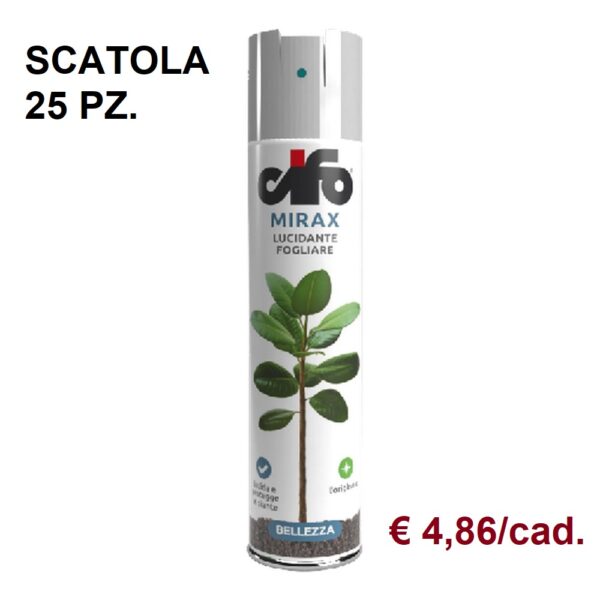 MIRAX SPRAY LUCIDANTE FOGLIARE CIFO 300 ML SCATOLA 25PZ  (Cod. 40245-01)