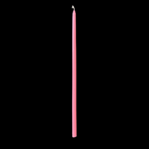 SCATOLA 12 CANDELE STELO FLORA D1 H35 CM rosa (Cod. 8214-01)