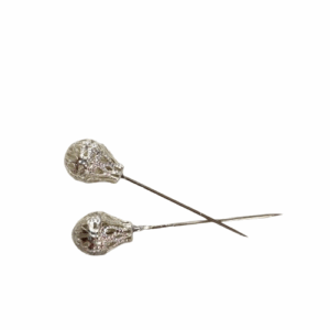 CONFEZIONE 48 PERLE CON SPILLO ARGENTO CM 5  (Cod. 20913-01)