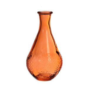 VASO VETRO DAHLIA H16 D9 CM arancione (Cod. 40288-03)