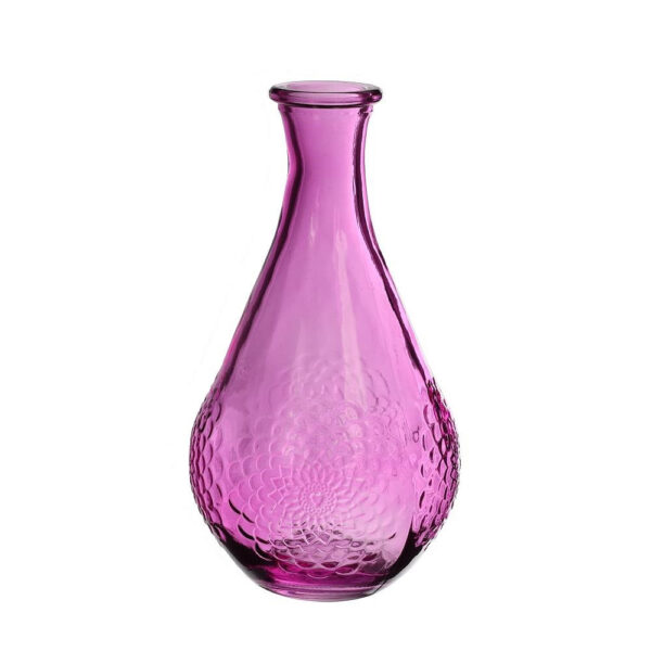 VASO VETRO DAHLIA H16 D9 CM fucsia (Cod. 40288-05)