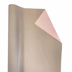 ROTOLO PERLATO BILATO "CONTRASTE" 1X40 MT rosa-antico---tortora (Cod. 23878-16)