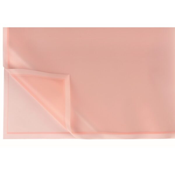 SET 12 PZ. FOGLI OPALIN CM 58X58 BORDO COLORATO rosa (Cod. 38341-09)