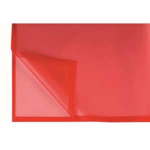 SET 12 PZ. FOGLI OPALIN CM 58X58 BORDO COLORATO rosso (Cod. 38341-08)