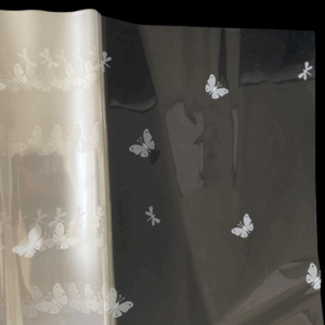 FOGLI CELLOPHANE TRASP. STAMPATO 30MY CM 100X130 50PZ libellula-bianco (Cod. 106-22)