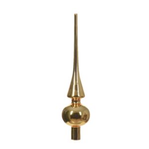 PUNTA PER ALBERO DI NATALE D6 H26 CM oro-chiaro (Cod. 35940-03)