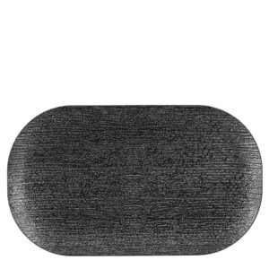 VASSOIO MILA OVALE 43X25,5 H3 CM nero (Cod. 40392-01)