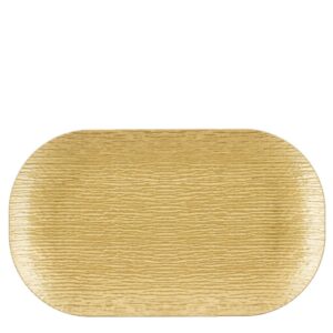 VASSOIO MILA OVALE 43X25,5 H3 CM oro (Cod. 40392-02)