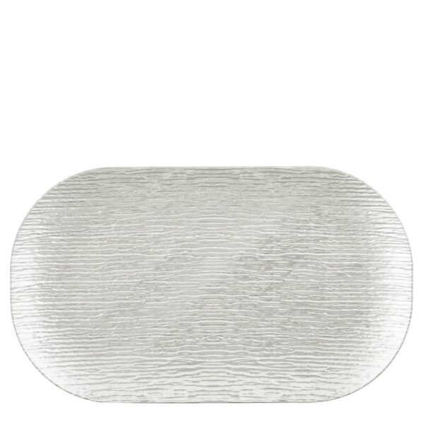 VASSOIO MILA OVALE 43X25,5 H3 CM argento (Cod. 40392-03)