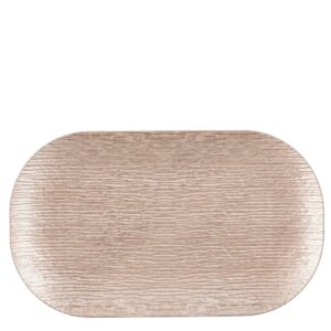 VASSOIO MILA OVALE 43X25,5 H3 CM champagne (Cod. 40392-04)