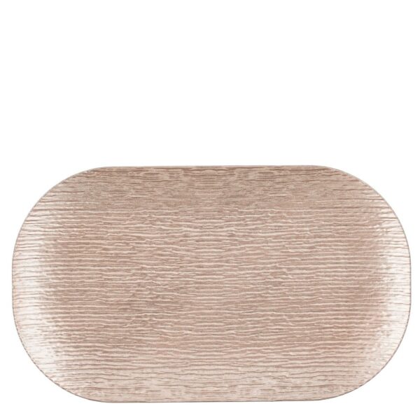 VASSOIO MILA OVALE 43X25,5 H3 CM champagne (Cod. 40392-04)