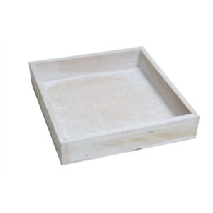 VASSOIO LEGNO FIRMANIA 20X20 H4 CM naturale (Cod. 40403-02)