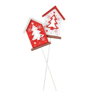SET 14 PZ PICK CASA NEL BOSCO H28 CM  (Cod. 40330-01)