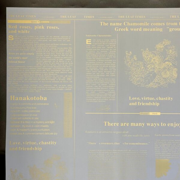 SET 12 PZ. FOGLI OPALIN CM 58X58 JOURNAL ORO SATINATO avorio (Cod. 40335-02)