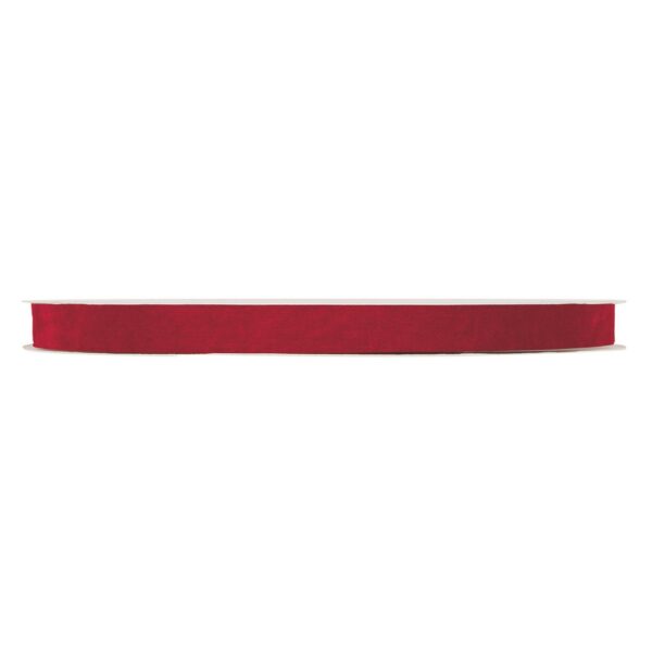 NASTRO DOUBLE VELVET MM 15 MT 30 rosso (Cod. 40285-01)