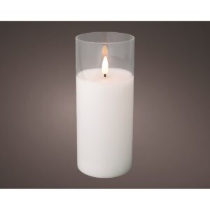 CANDELA CON LED LUCE CALDA D7,5 H17,5 CM   (Cod. 40268-01)