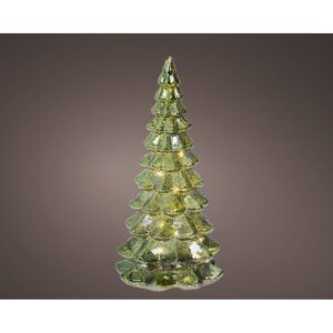 CONO LED VETRO INDOOR H21 D10 CM verde (Cod. 40274-03)
