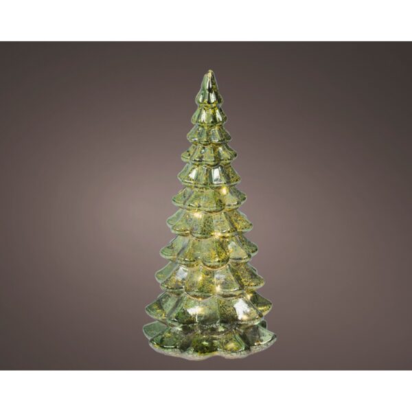 CONO LED VETRO INDOOR H21 D10 CM verde (Cod. 40274-03)