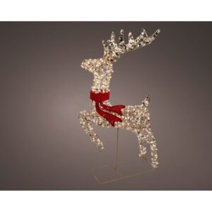 RENNA ORO CON LED LUCE CALDA BIANCA H100 CM  (Cod. 40304-01)