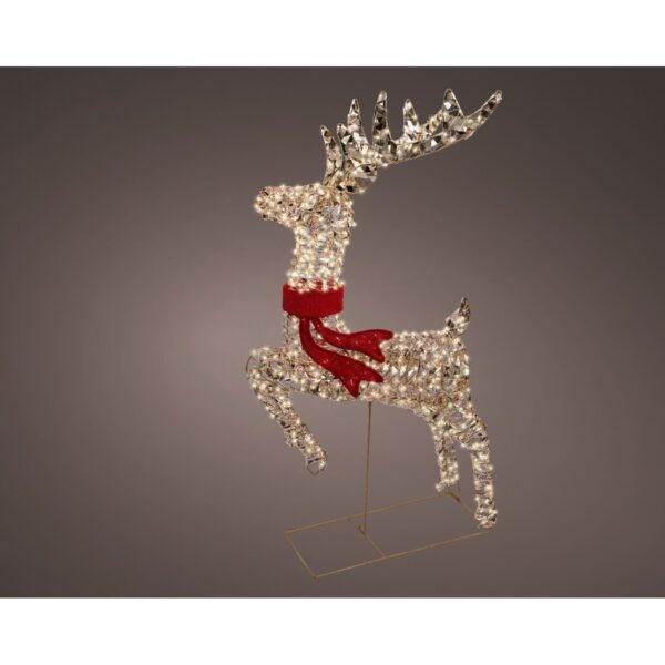 RENNA ORO CON LED LUCE CALDA BIANCA H100 CM  (Cod. 40304-01)