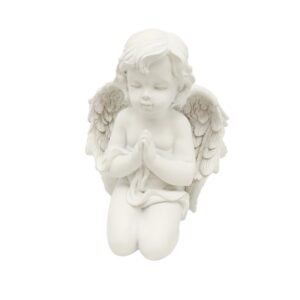 ANGIOLETTO PREGA IN GINOCCHIO 18X12,5 H21,5 CM resina (Cod. 40449-01)