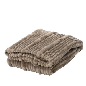 COPERTA FLANELLA 170X130 CM tortora (Cod. 40315-01)