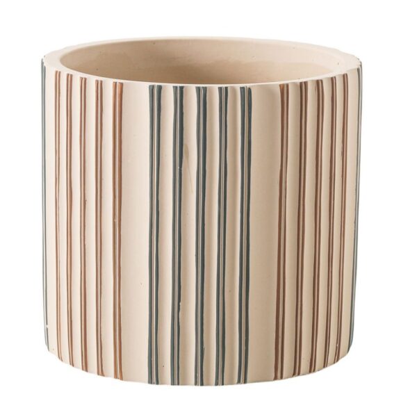CASPO' CEMENTO CON RIGHE D12,5 H11 CM crema (Cod. 40452-01)