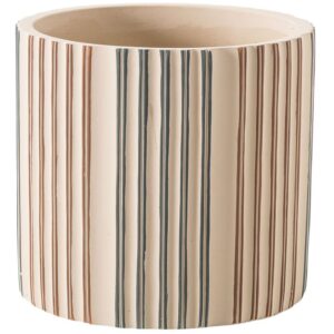 CASPO' CEMENTO CON RIGHE D16,5 H15 CM crema (Cod. 40453-01)