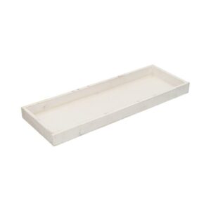 VASSOIO LEGNO FIRMANIA 40X14 H3 CM bianco (Cod. 40408-01)