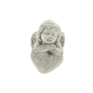 ANGELO SOGNANTE 8,5X8,5XH11,5 CM grigio (Cod. 40418-01)
