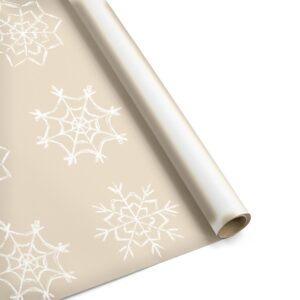 BOBINA 1X25 MT POLI' SNOWFLAKES platino-bianco (Cod. 40481-03)