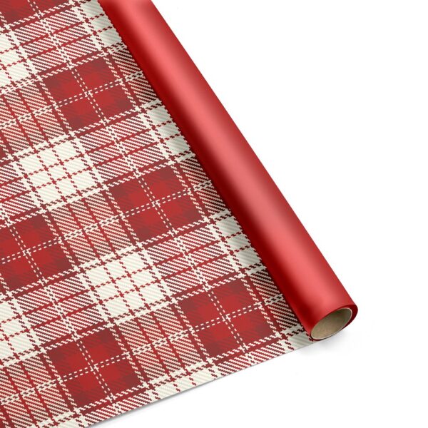 BOBINA 1X25 MT POLI' NEW TARTAN bordeaux (Cod. 40479-02)