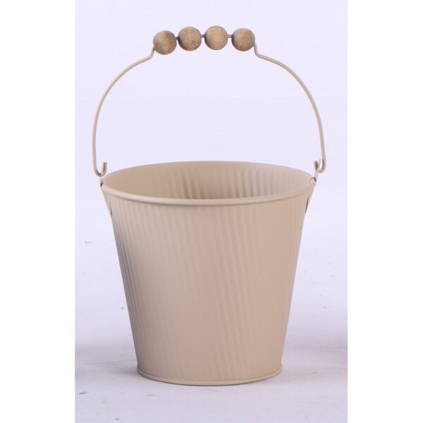 SECCHIELLO LATTA  RAYAS D13 H12 lino (Cod. 40473-03)
