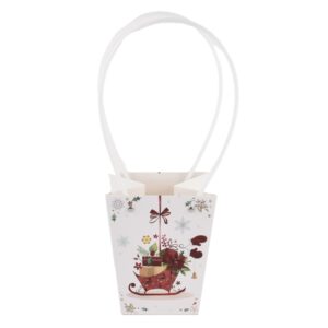 10 PZ. BORSA DI CARTA 13X9,5XH15 CM bianco (Cod. 40434-02)