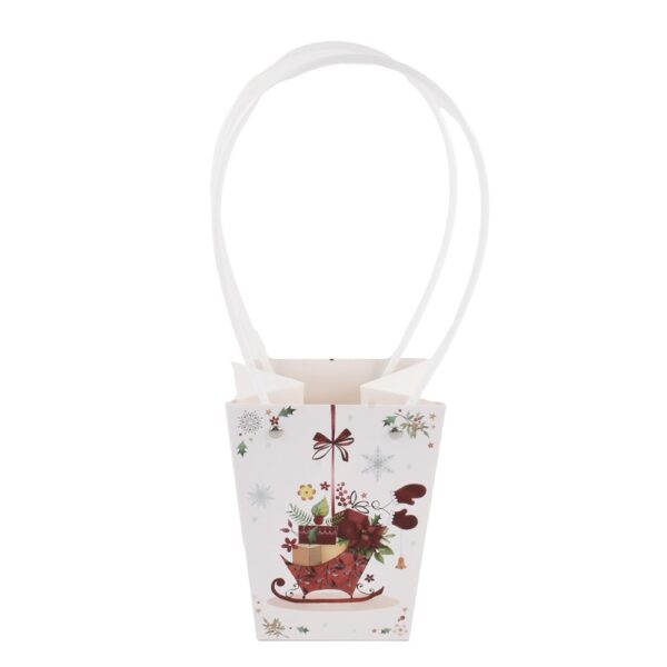10 PZ. BORSA DI CARTA 12X8XH12,5 CM bianco (Cod. 40435-02)