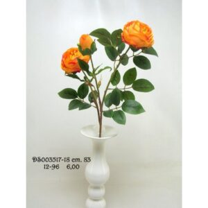 RAMO ROSA CABBAGE X2 CON BOCCIOLO CM86 arancio (Cod. 31900-11)