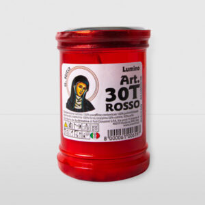LUMINO SANTA RITA DURATA 36 ORE rosso (Cod. 40496-01)