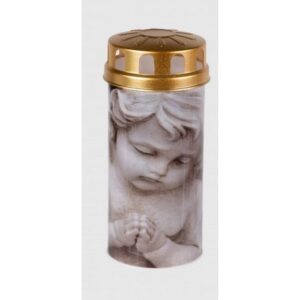 LUMINO COMPIETA D6 H14,5 CM ELETTRICO 60 GIORNI angelo (Cod. 40492-02)