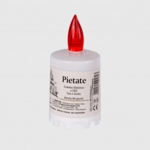 LUMINO PIETATE ELETTRICO 60 GIORNI bianco (Cod. 40493-01)