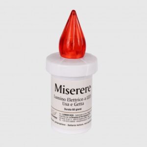 LUMINO MISERERE ELETTRICO 60 ORE bianco (Cod. 40494-01)