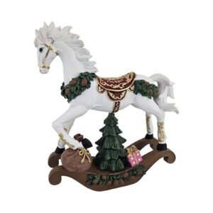 CAVALLO DONDOLO RESINA 30.5X11 H35.5 CM  (Cod. 40540-01)