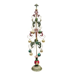 ALBERO CON SFERE FERRO D30 H125 CM  oro (Cod. 40547-01)