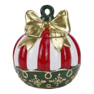 SFERA CERAMICA CON COPERCHIO D16 rosso (Cod. 40550-01)